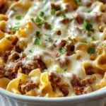 Sour Cream Beef Noodle Casserole Dish