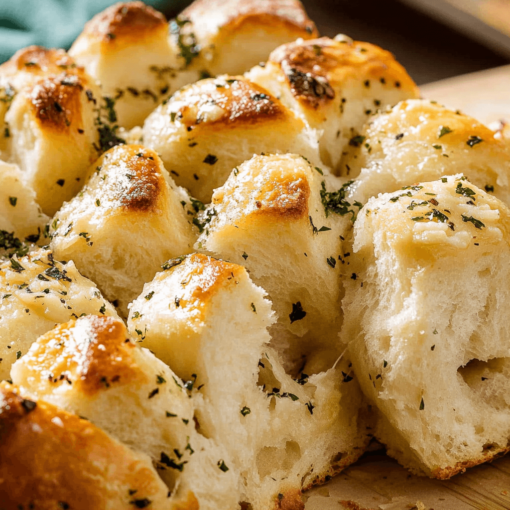 Crockpot Garlic Parmesan Bread