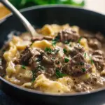 Slow-Cooker Beef Stroganoff Dish