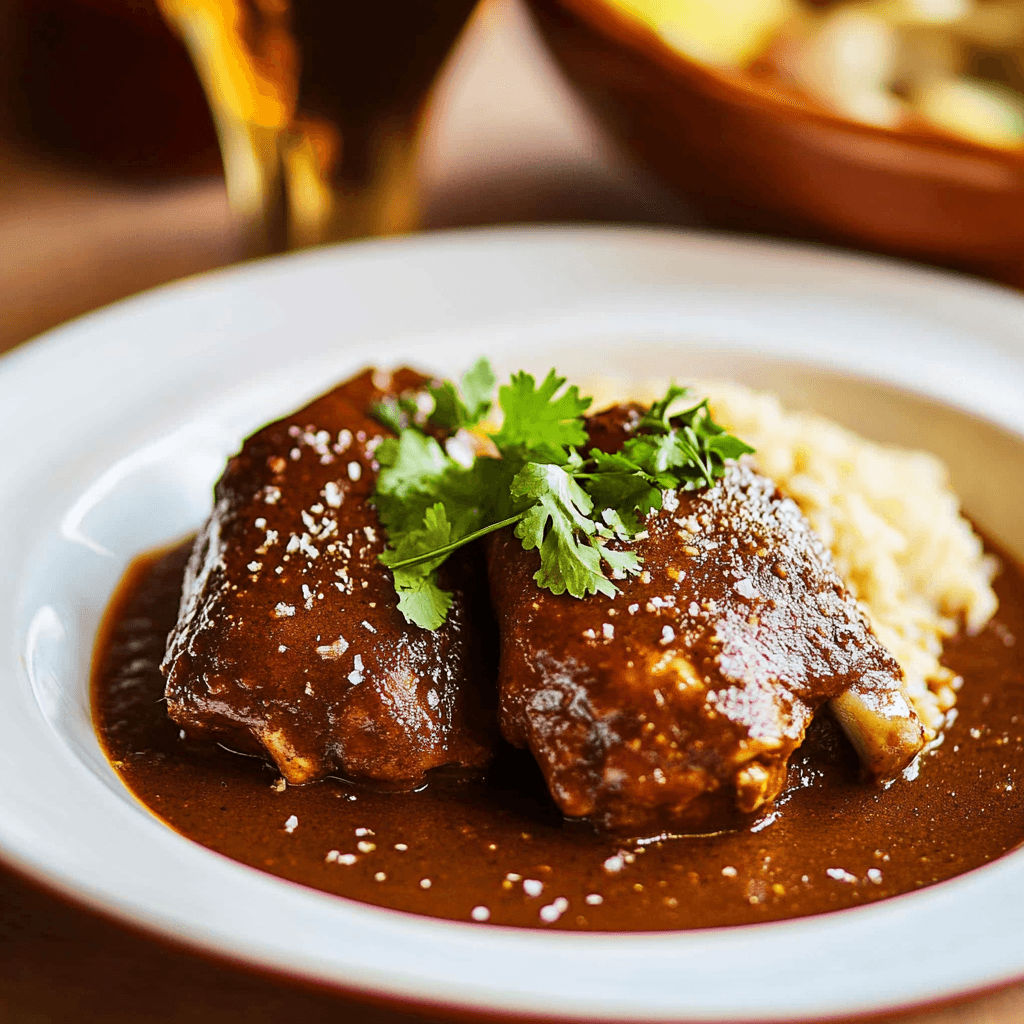 Chicken Mole Dish