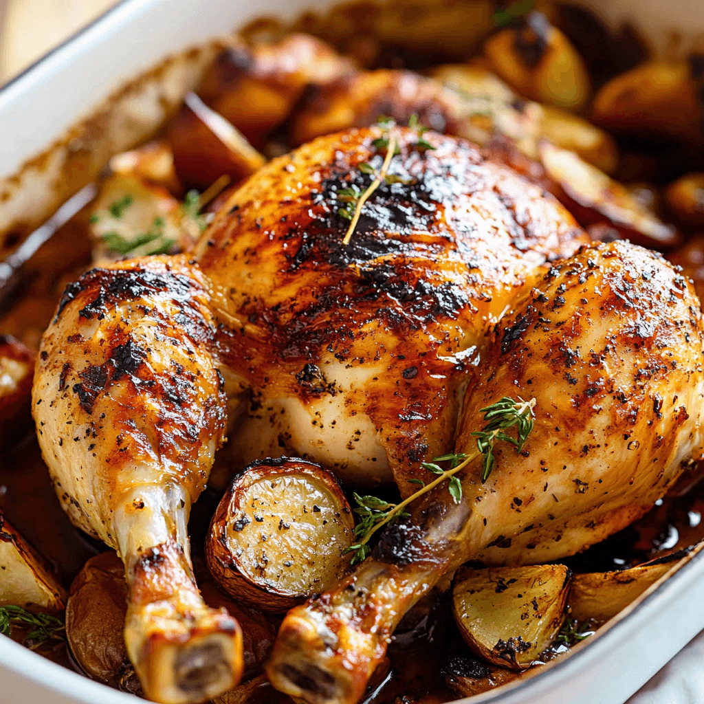 Oven-Roasted Chicken Dish